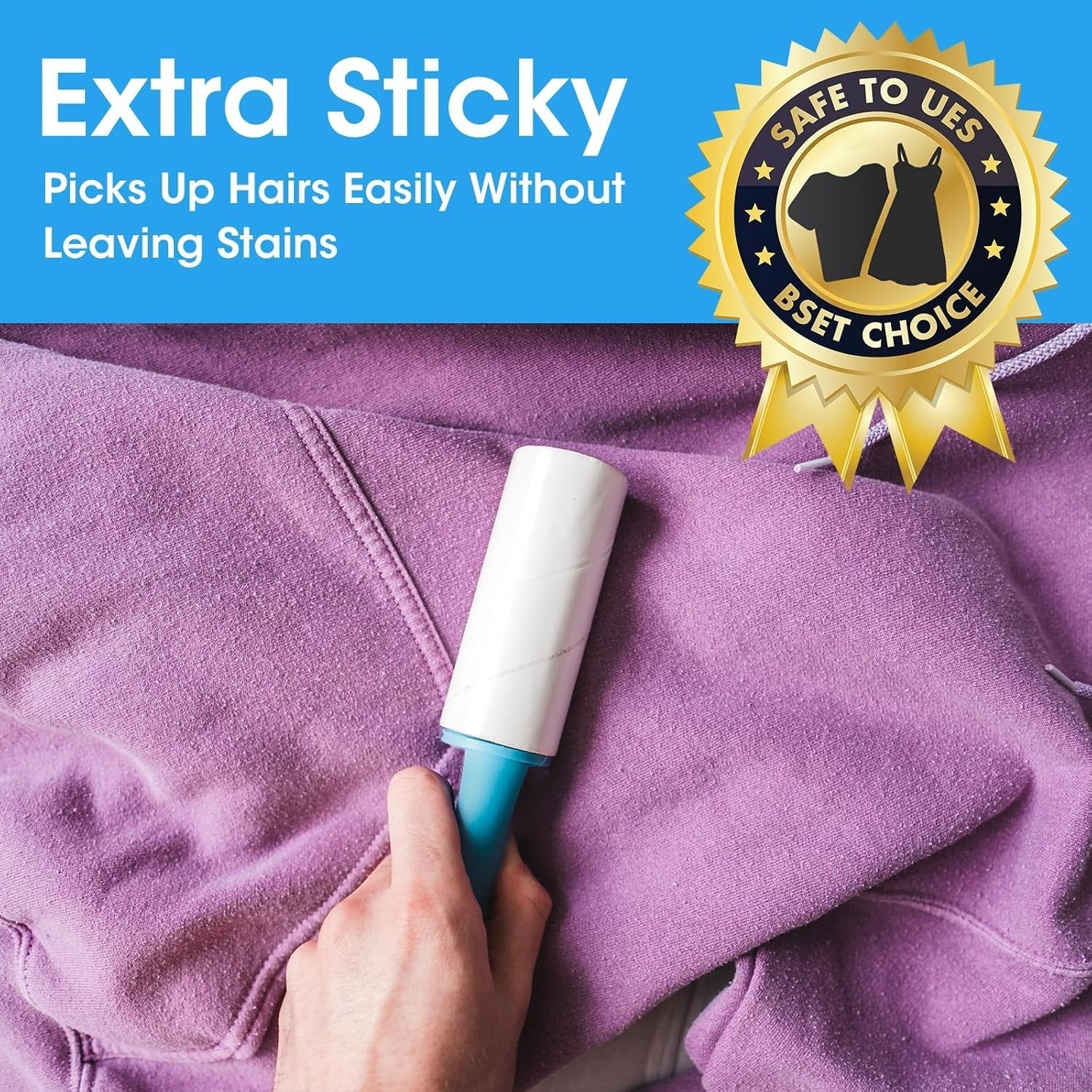 Extra Sticky Pet Hair Roller Refills – Lint & Fur Remover Sheets for Dogs and Cats