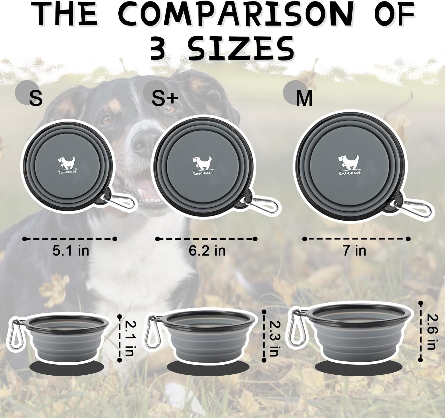 Collapsible Dog Travel Bowl – Portable Food & Water Bowl for Dogs