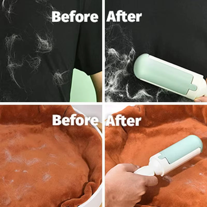 Reusable Pet Hair Remover Roller – Washable Fur & Lint Cleaner for Dogs and Cats