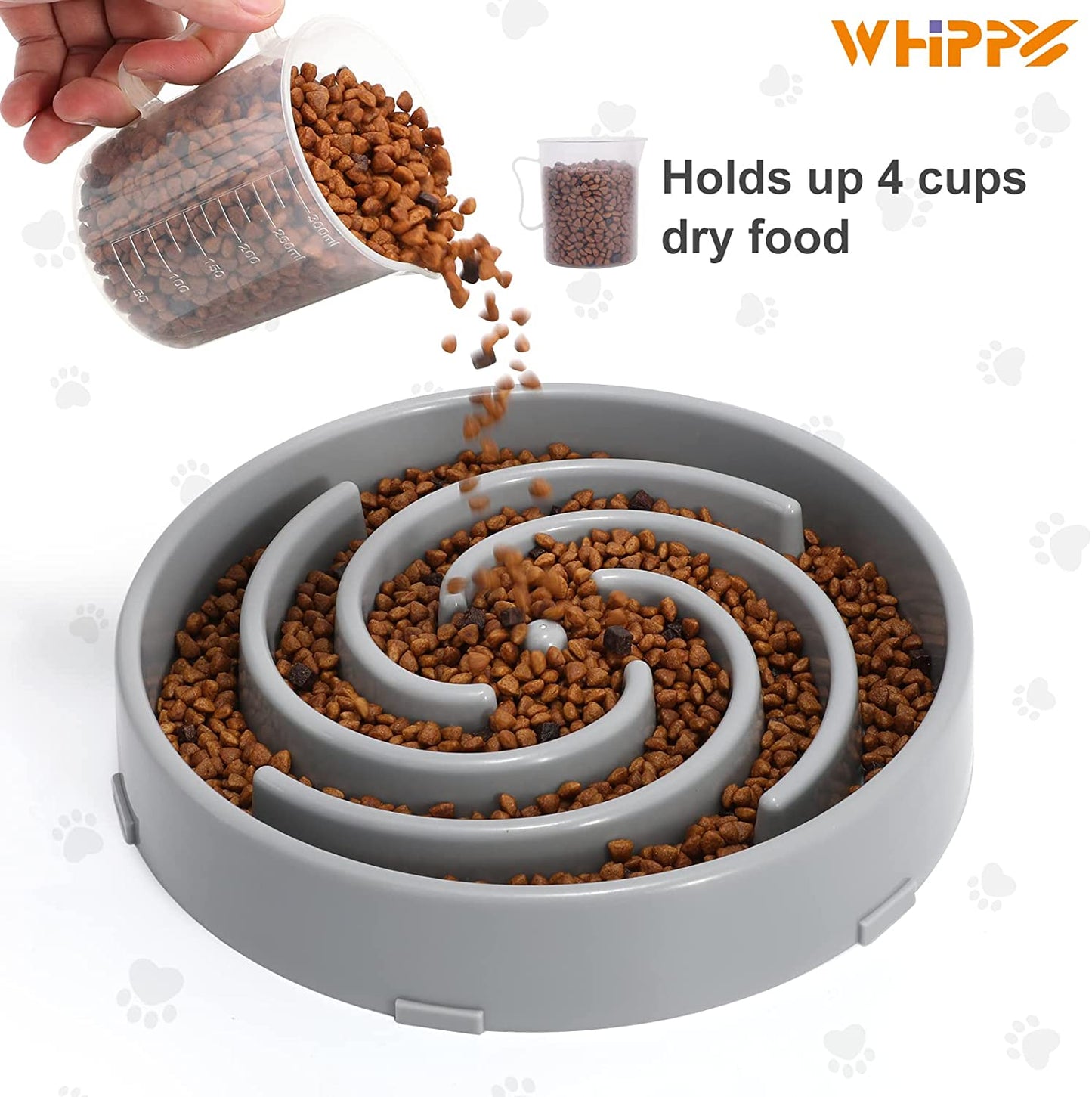 Slow Feeder Dog Bowl – Anti-Choking Maze Design for Healthy Eating