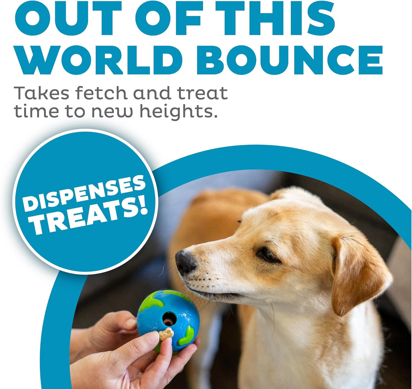 Interactive Treat Dispensing Dog Ball – Durable Chew Toy for Small Dogs